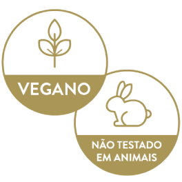 Vegano e não testado em animais